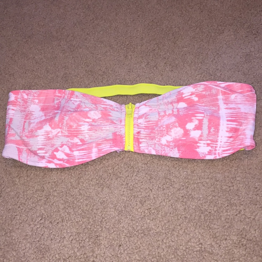 BP. Bandeau Swim Bikini Size Large Neon & Apricot